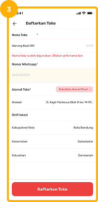 Daftarkan Toko dengan Melengkapi Syarat dan Ketentuan